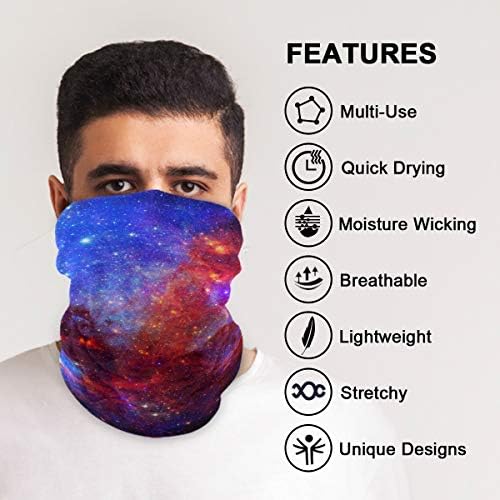 Unisex Balaclava Face Cover Scarf Novelty Mask for All Seasons