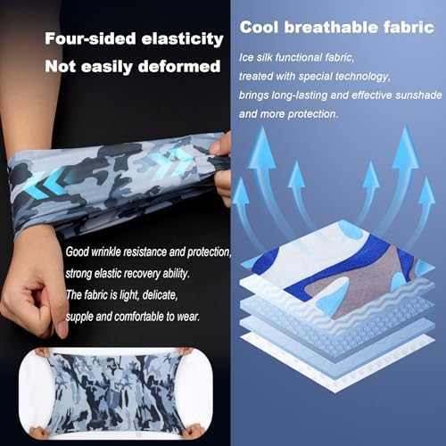 LJDJ Headwear Balaclava Mask 4 Pack Neck Gaiter Bandana Face Cover