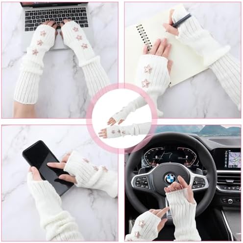 JJUNW 2Pcs Star Arms Warmers
