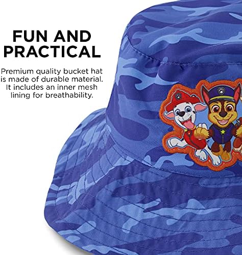 Nickelodeon Boys Bucket Baseball Cap Ages 24 Toddler Sun Hat Paw Patrol Heroes