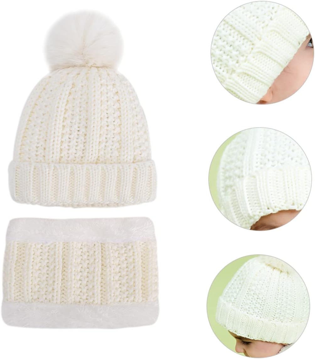 Winter essentials for Babies Soft Warm Hat Scarf Set