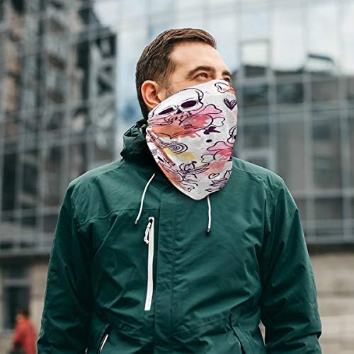 Unisex Balaclava Face Scarf Novelty Bandana Headwear for Men Women Boys Girls