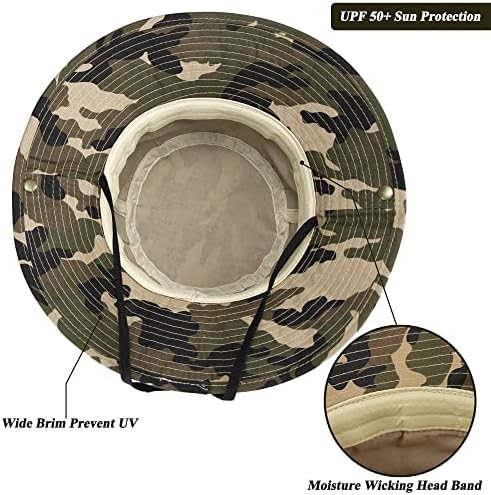 Packable Camouflage Toddler Sun Hat - UPF 50 Protection