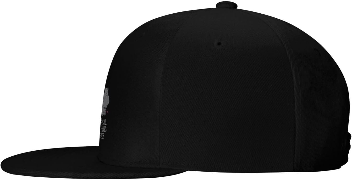 Funny Hip Hop Flat Bill Cap for Men Women