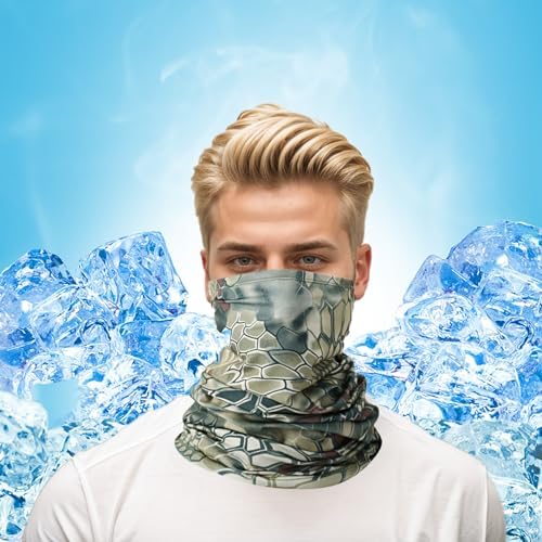 LJDJ Headwear Balaclava Mask 4 Pack Neck Gaiter Bandana Face Cover