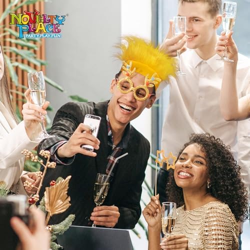 Fun Yellow Hairy Headband for Kids and Adults