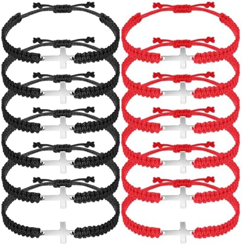 Adjustable Friendship Cross Bracelet