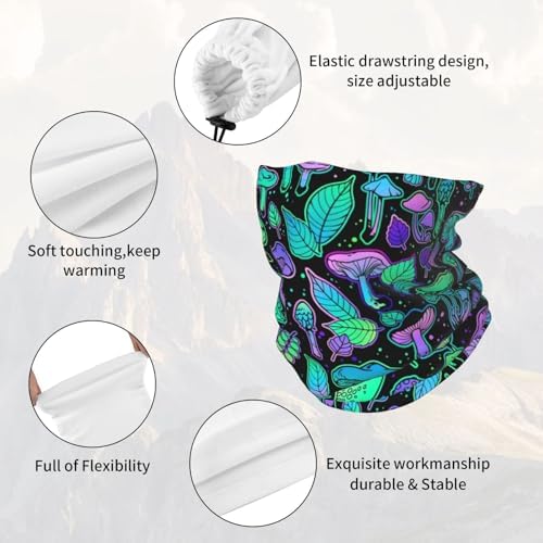 Xlinje Trippy Mushroom Winter Neck Gaiter