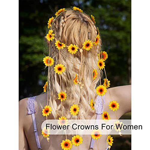 Flower Crown Hippie Adjustable Beauty Headband