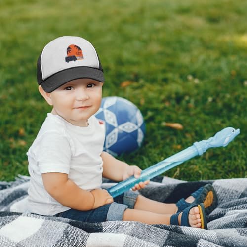 Dawn Patrol Tropical Truckers Hat for Boys - Adjustable Snapback with UV Protection