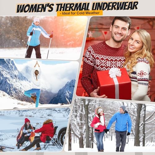 Patelai Thermal Underwear for Women Set