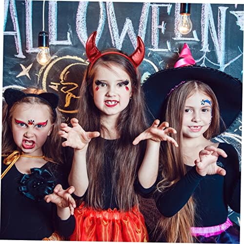 5sets Glitter Devil Horn Headband Halloween Costume Accessory