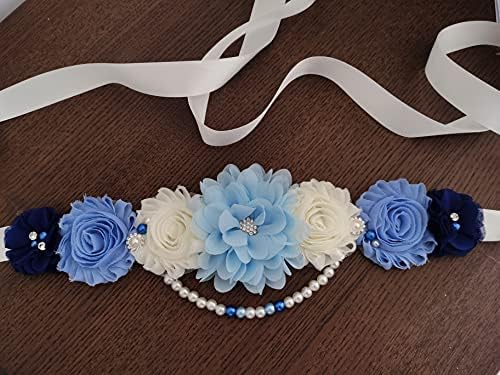Maternity Sash with Unique Pearls