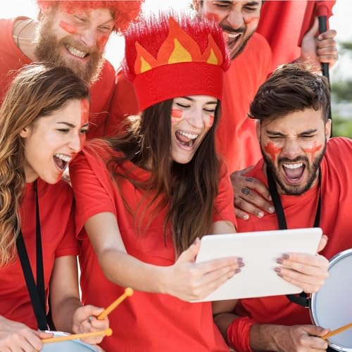 Tradder Halloween Red Flame Headband Costume Accessory