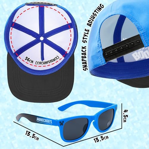 Minecraft Boys Hat and Sunglasses Set