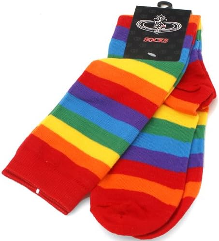 Rainbow Punk Goth Arm Warmers for Women 1