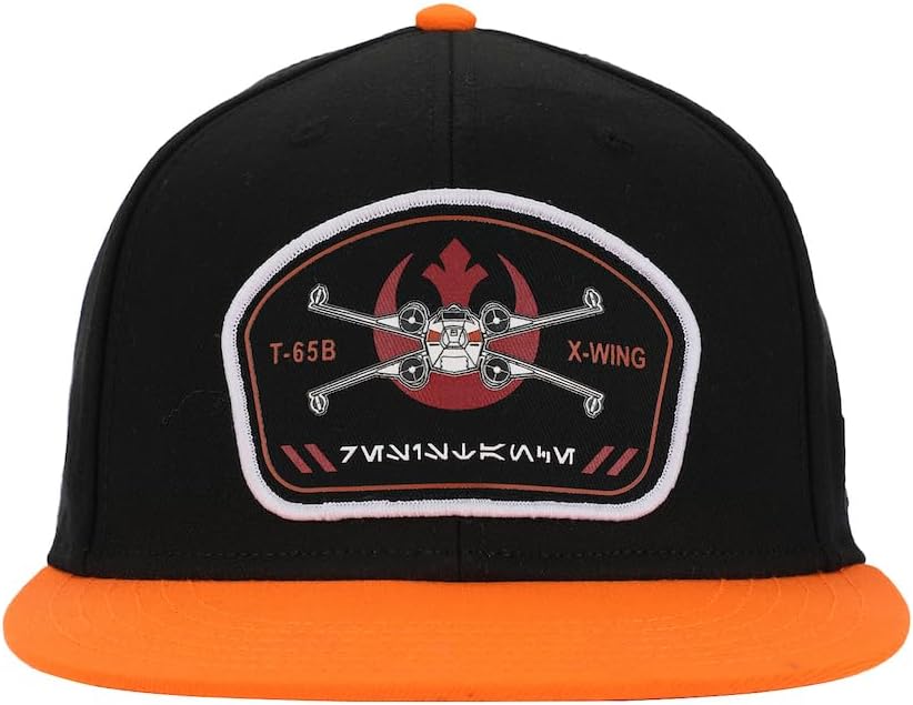 Star Wars Spaceship Jedi Symbol Black Snapback Hat