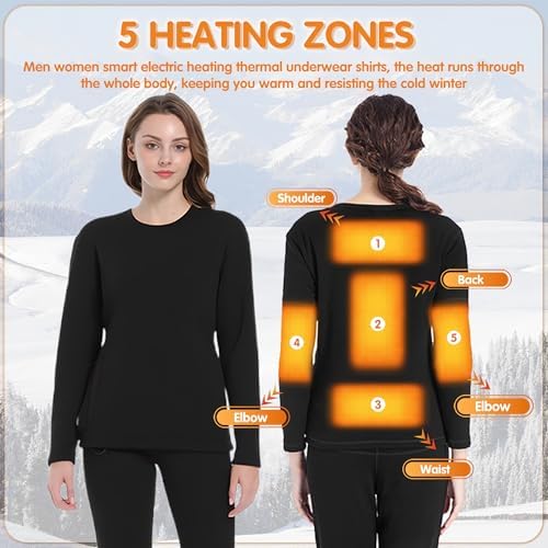 Womens 5-Zone Heated Thermal