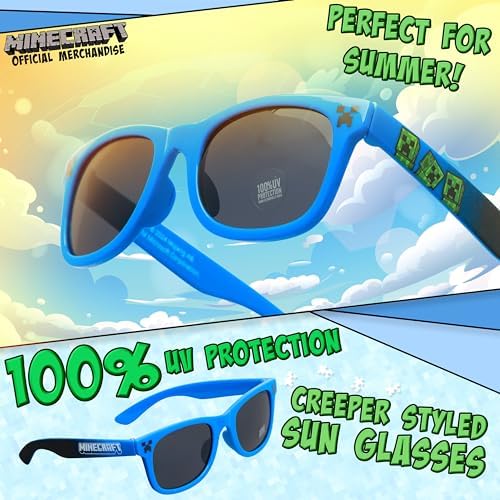 Minecraft Boys Hat and Sunglasses Set