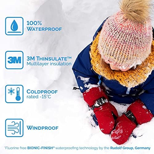 Hand Gloves Waterproof Winter Hand Gloves for Kids Jan Jul