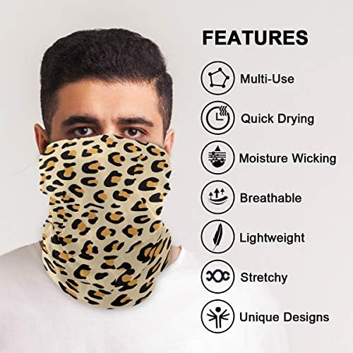 Unisex Leopard Balaclava Face Cover