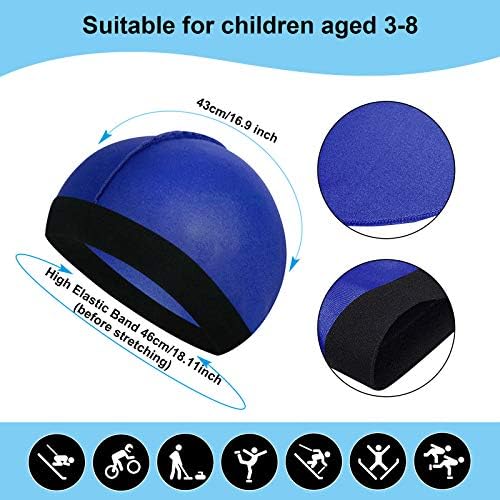 3-Piece Kids Satin Wave Caps Set