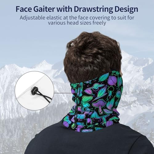 Xlinje Trippy Mushroom Winter Neck Gaiter