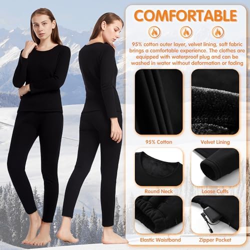 Heating Underwear Set for Women Ice-Cold Protection