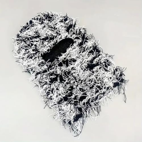 Malaxlx Distressed Balaclava Ski Mask Full Face Winter Windproof Beanie