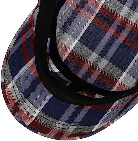 Lipodo Classic Cotton Check Army Cap - WomenMen