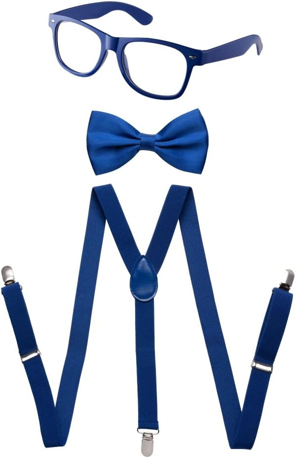 Dress Up America Neon Suspender Set for Adult and Kids