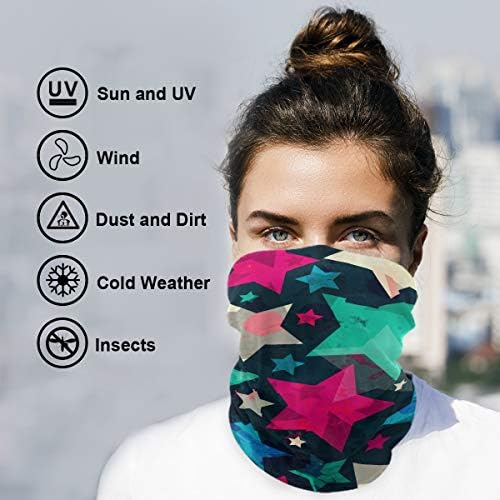 My Little Nest Unisex Balaclava Face Cover - Retro Star Dust Design