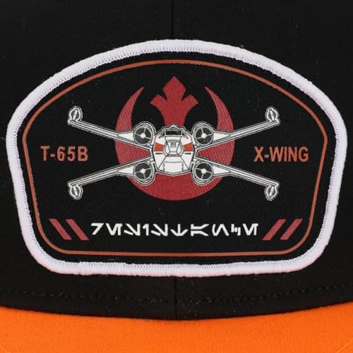 Star Wars Spaceship Jedi Symbol Black Snapback Hat