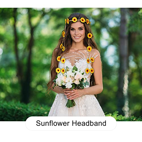 Flower Crown Hippie Adjustable Beauty Headband
