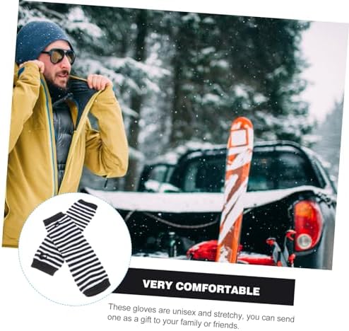 Fingerless Gloves Long Arm Warmer Universal Fit for Winter