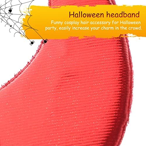 Devil Horns Headband Set 6pcs Glitter Halloween Accessory