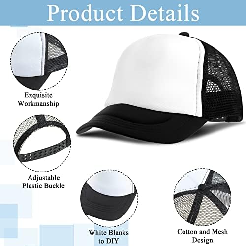 12-Piece Adjustable Trucker Hats