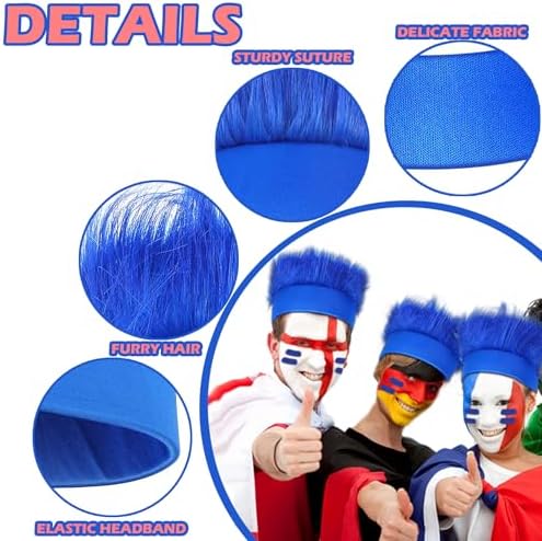 Carnival Activate 6-Piece Hairy Headband Set