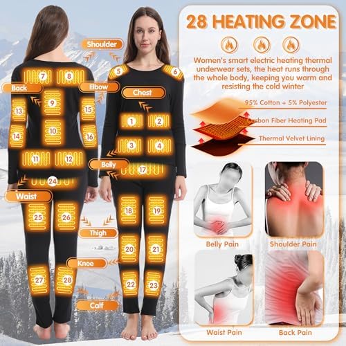 Heating Underwear Set for Women Ice-Cold Protection