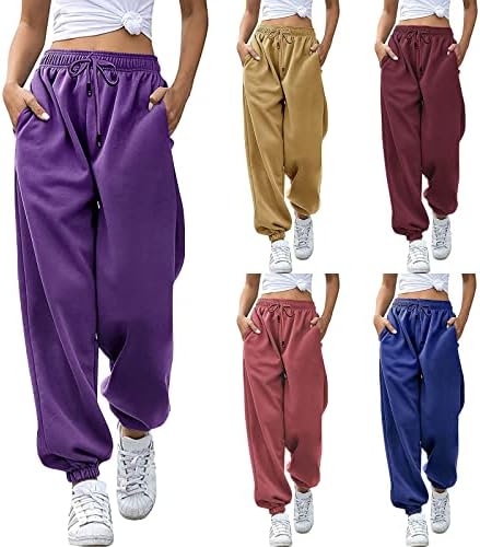 SDBRLD Womens High Waist Butterfly Print Jogger Sweatpants