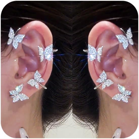 Stunning Butterfly Rhinestone Earrings for Women