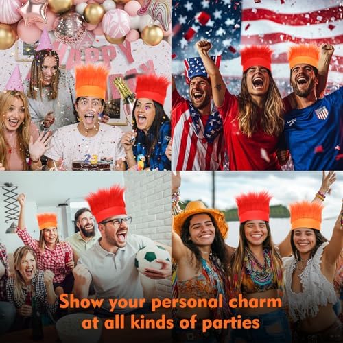 Curly Troll Headband Fun Party Accessories for Adults and Teens