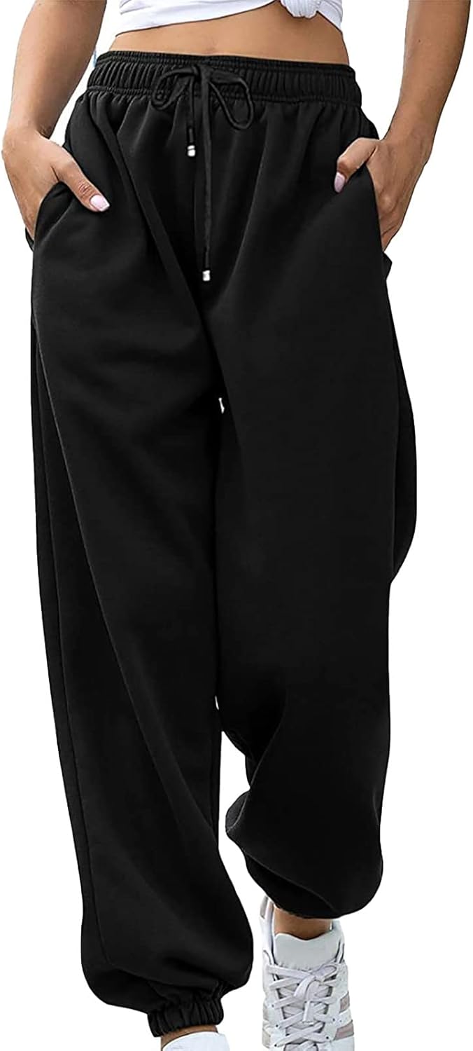 sdbrld Womens High Waist Baggy Sweatpants