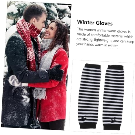Fingerless Gloves Long Arm Warmer Universal Fit for Winter
