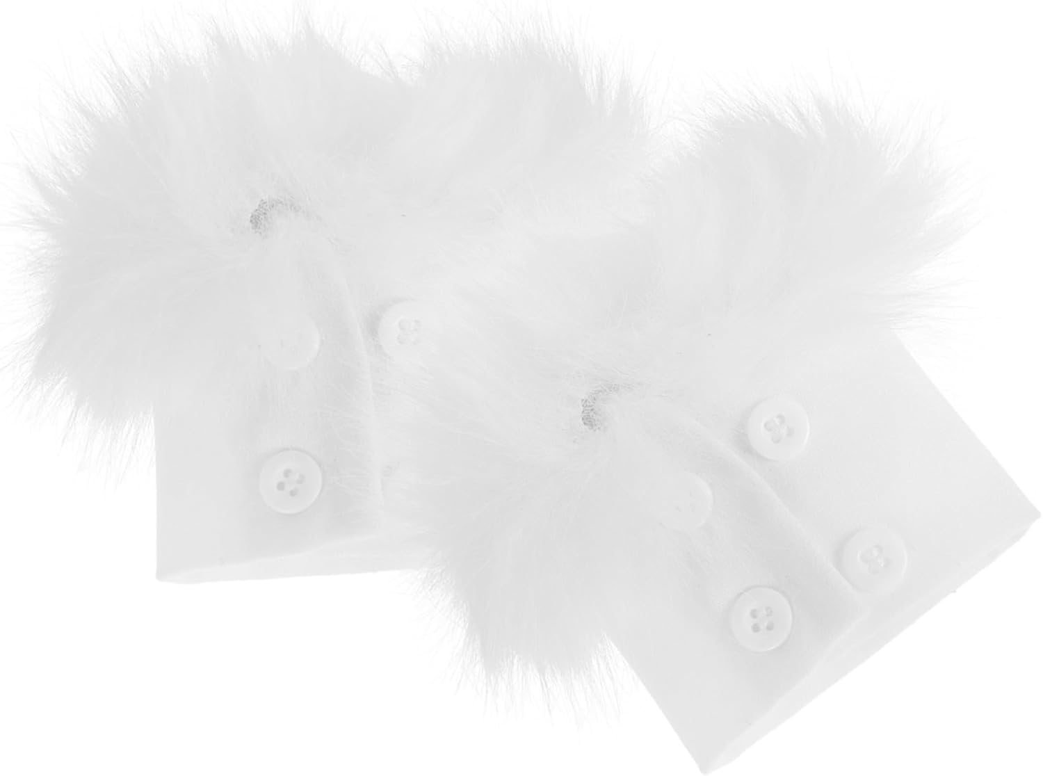 GALPADA 1 Pair Faux Fur Wrist Cuffs for Women Boys Girls