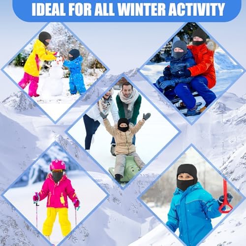 Syhood Kids Balaclava Face Mask Winter Ski Mask for Kids