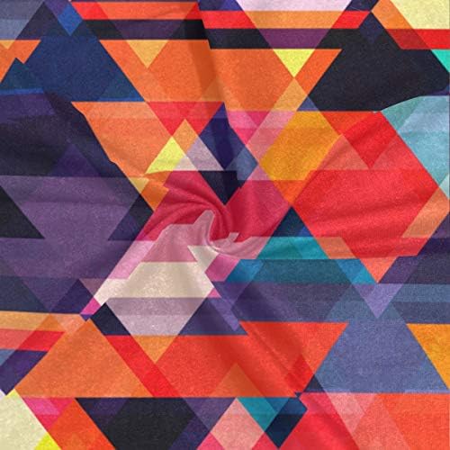 Unisex Balaclava Face Scarf with Colorful Mosaic Pattern