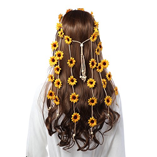 Flower Crown Hippie Adjustable Beauty Headband