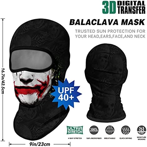 Halloween Outdoor Ghost Skull Balaclava Mask