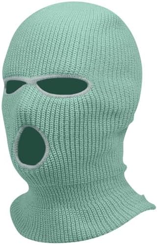 3 Hole Knitted Full Face Ski Mask for Men Women
